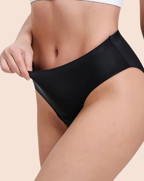 Perioden Bikini Schwarz – Super elastisches und bequemes Design, perfekt für den täglichen Schutz während der Periode.