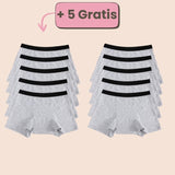 Periodenunterwäsche Boxershorts in Grau – Exklusive Aktion: 5+5 gratis für maximalen Komfort während der Periode.