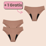 Sparangebot: 2+1 gratis Periodenunterwäsche String in Nude – Unsichtbarer Schutz mit nachhaltiger und auslaufsicherer Technologie.